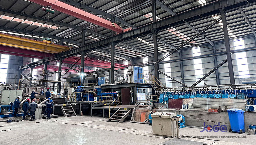 The second aluminum rod production line was started